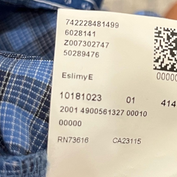 Hugo Boss BOSS Button-Up Short Sleeve Shirt XL slim fit - Picture 4 of 6